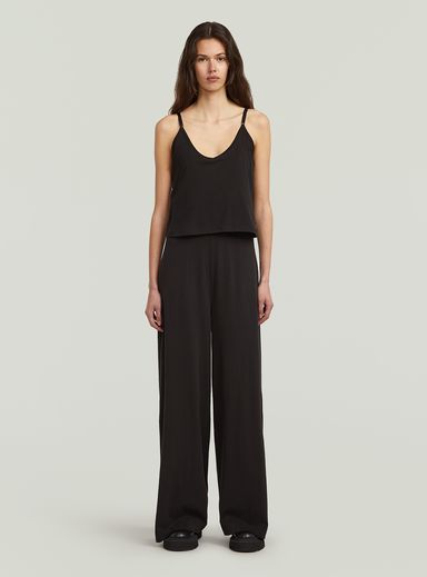 Spaghetti Strap Loose Jumpsuit